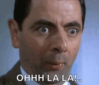 Ohh La Mr Bean GIF