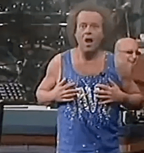 Ohh Richard Simmons Surprised GIF
