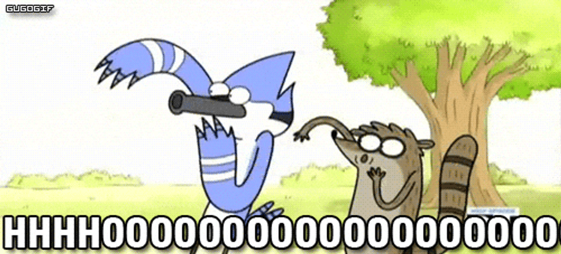 Ohhhh Mordecai And Rigby Regular Show Meme GIF GIFDB