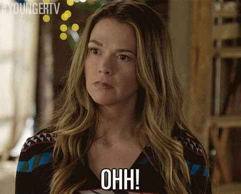 Ohhhh Surprised Sutton Foster Meme GIF