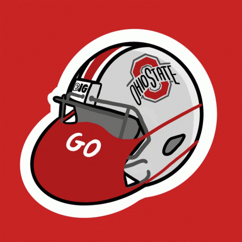 Ohio State Football Helmet With Mask