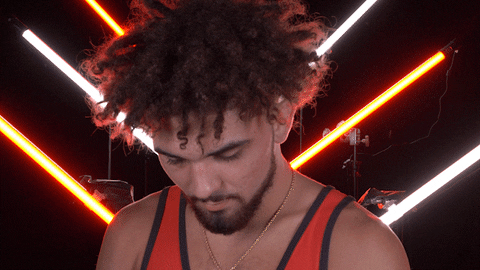 Ohio State Wrestler Sammy Sasso Facing Up GIF