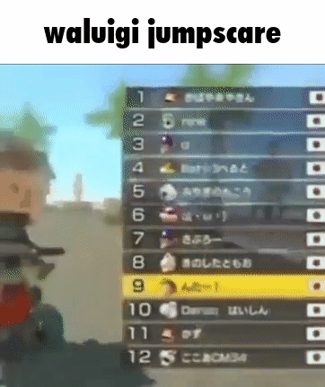 Ohio Waluigi Jumpscare GIF