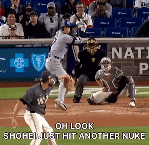 Ohtani Oh Look Shohei Just Hit GIF