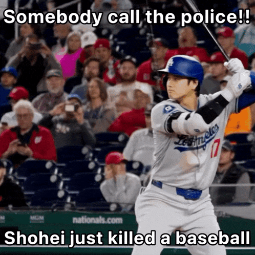 Ohtani Somebody Call The Police GIF