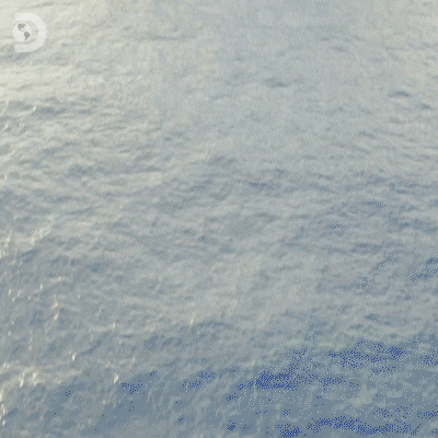 Oil Rig Mid Sea Gas Production GIF