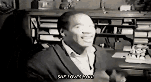 Oj Simpson She Loves You Gif GIF