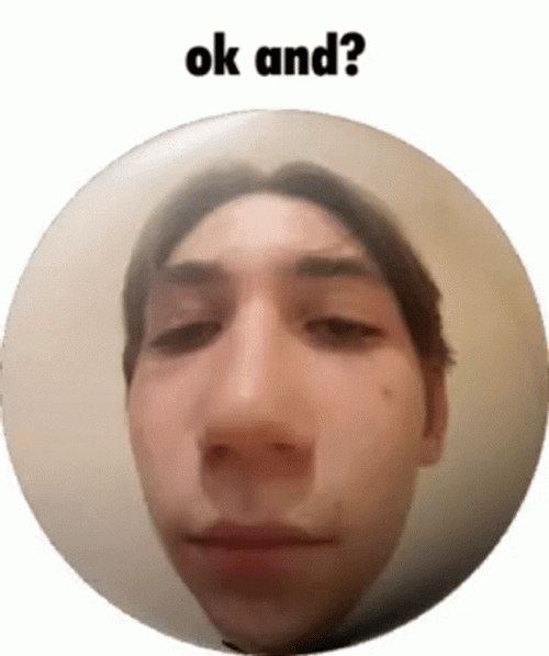Ok And Man Fisheye Effect GIF