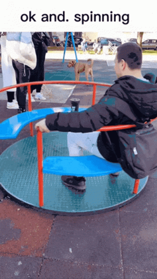 Ok And Man Spinning GIF