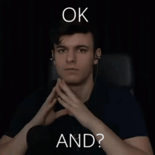 Ok And Man Thinking Deeply GIF