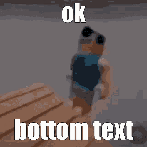 Ok Bottom Text Meme Falling Roblox Minecraft GIF