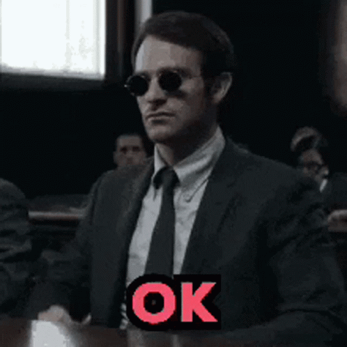 Ok Daredevil GIF