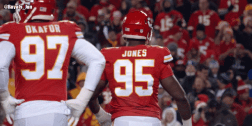 Okafor And Jones Standing Before Crowd GIF