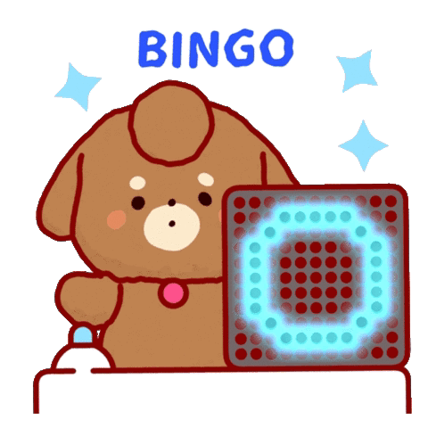 Okay Bingo Bear GIF