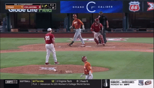 Oklahoma Baseball Beat Texas GIF