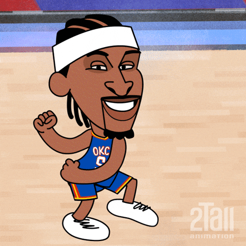 Oklahoma City Basketball Player GIF