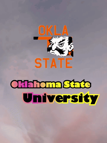 Oklahoma State University And Oklahoma State State University Logos GIF