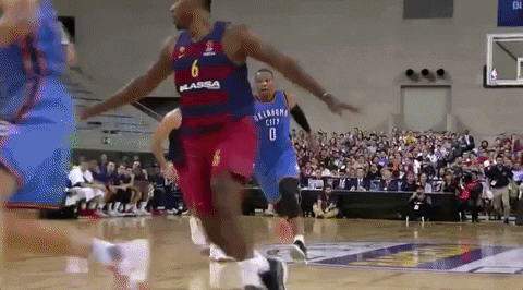 Oklahoma Thunder Buddy Best Dunk GIF