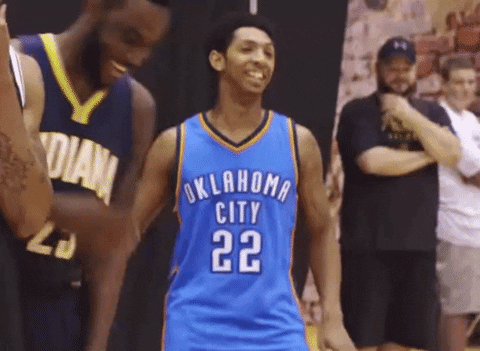 Oklahoma Thunder Buddy Dancing Bubbly GIF