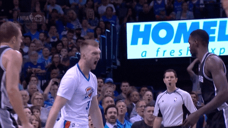 Oklahoma Thunder Buddy Shouting Loudly GIF