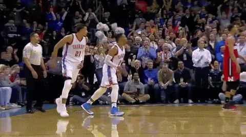 Oklahoma Thunder Buddy We're A Team GIF