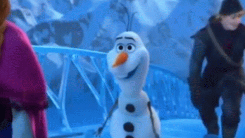 Olaf Frozen Talking Spanish GIF