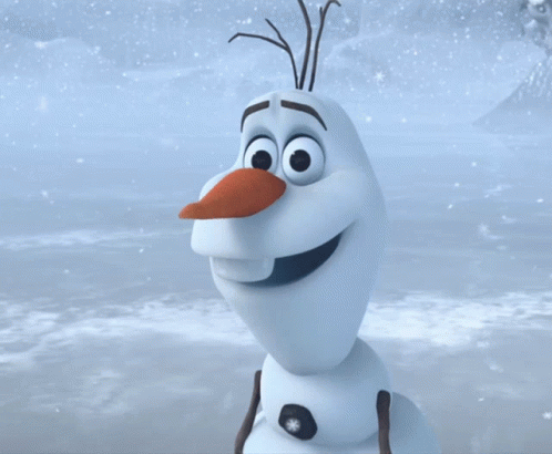 Olaf Frozen Surprised Look GIF
