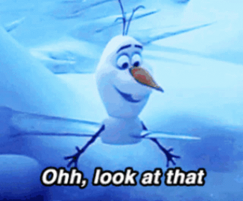 Olaf Oh Look At That GIF