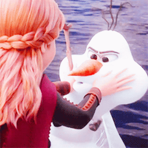Olaf Frozen Snow Chummy Cheeks GIF