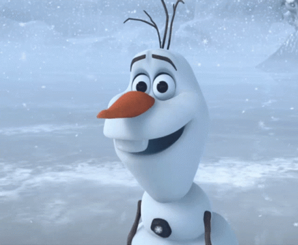 Olaf Frozen Surprised Look GIF