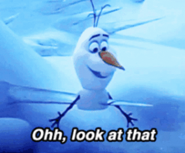 Olaf Oh Look At That GIF