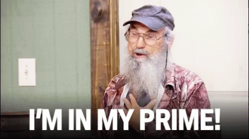 Delusional Old Man Saying I'm In Prime GIF