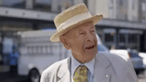 Happy Old Man Smiling GIF