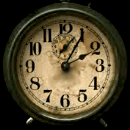 Old Alarm Clock Showing Almost Eleven