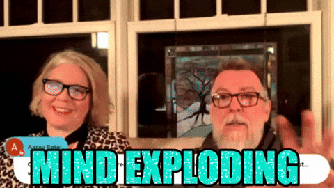 Old Couple Brain Blast GIF