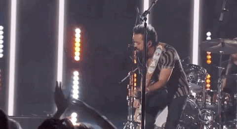 Old Dominion Solo Showcasing Guitar Tricks GIF