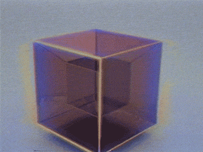 Old Fashioned Tesseract Graphic Design GIF
