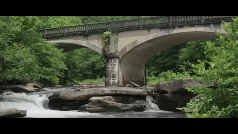 Old Georgia Stone Bridge GIF