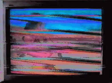 Old Glitching Tv Screen GIF
