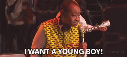 Old Grandma Cougar Wants Young Boy GIF