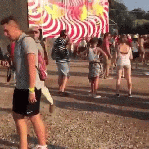 Old Guy Rave Party Hard GIF