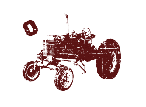 Old Iron Vintage Tractor GIF