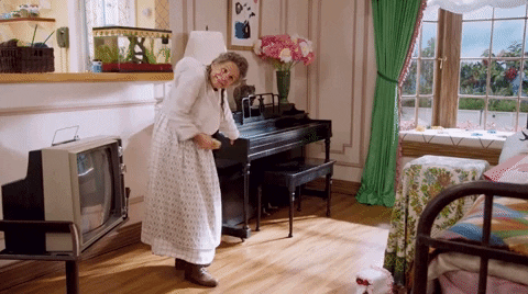 Old Lady Bad Dancing GIF