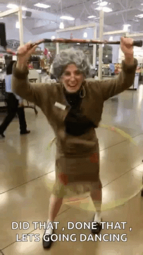 Old Lady Dancing 280 X 498 Gif GIF