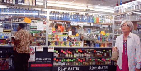 Old Lady Dancing In The Store GIF