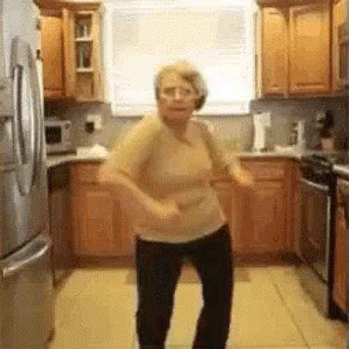 Old Lady Dancing GIF