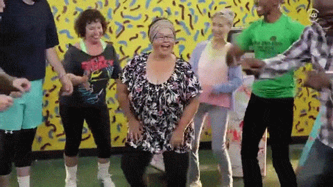 Old Lady Lolita Milyavskaya Dancing GIF