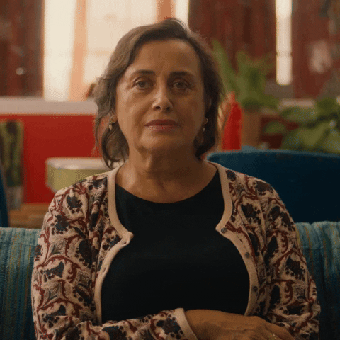 Old Lady Sarcastic Agreement Yeah Okay GIF