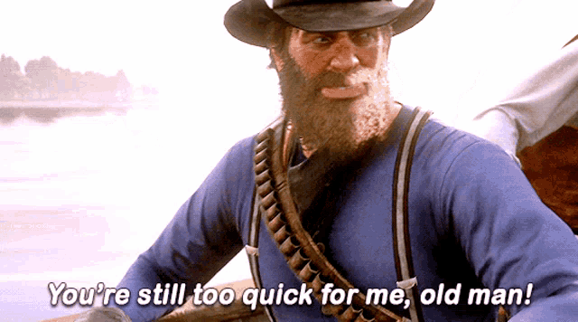 Old Man Arthur Morgan GIF