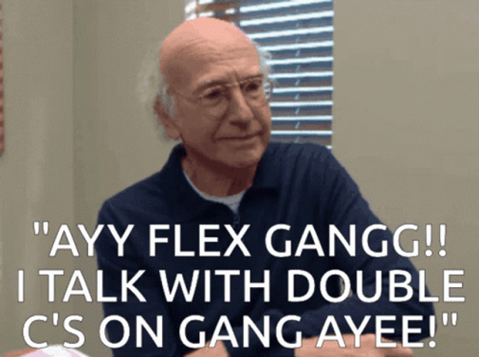 Old Man Ayy Flex Gang GIF